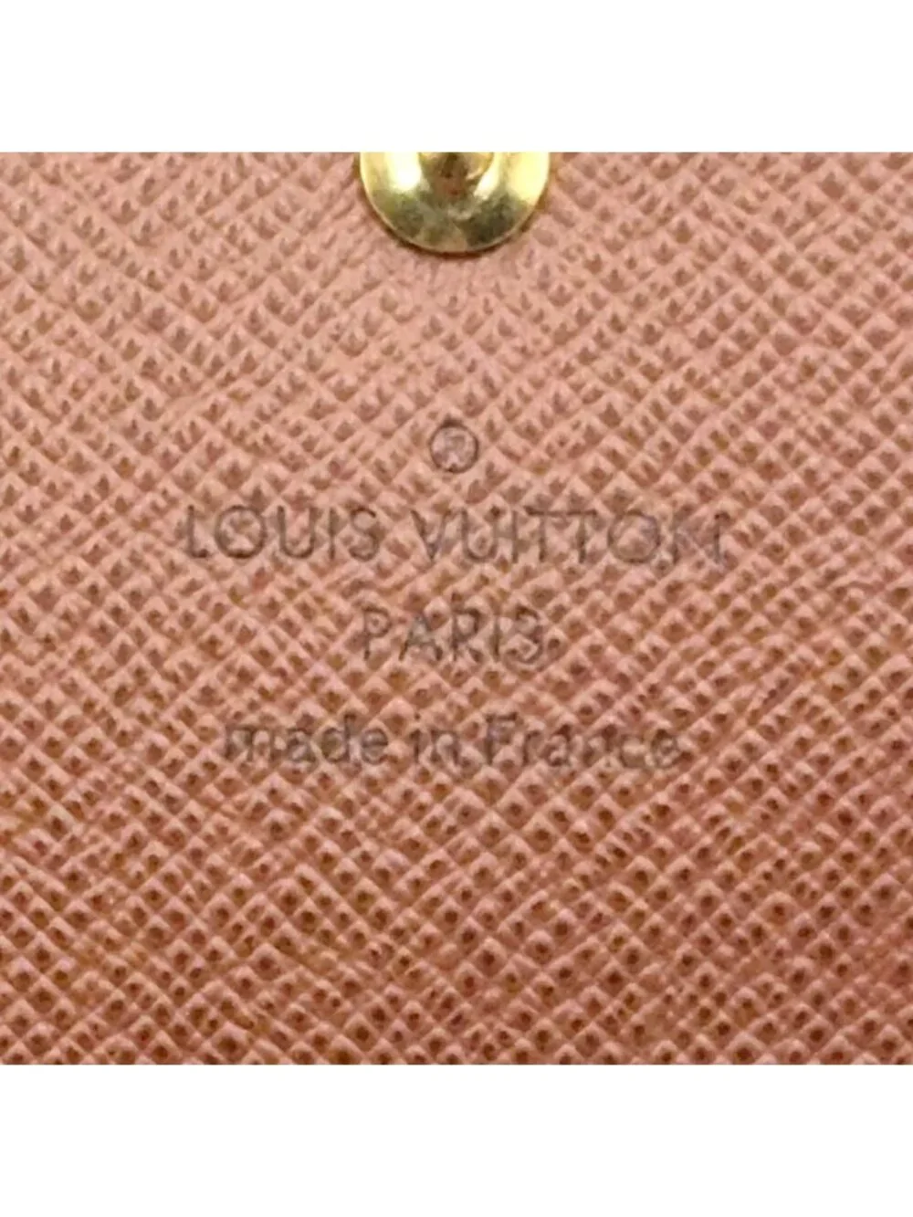 Louis Vuitton Multicles 6 Monogram Leather Brown Key Case Gold Key Holder